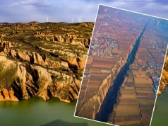 Szczelina do piekła w Chinach? Niezwykłe pęknięcie ma 10 km długości