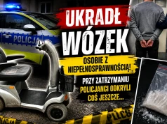 Ukradł wózek osobie z niepełnosprawnością i wystawił go na sprzedaż. Przy zatrzymaniu policjanci odkryli coś jeszcze