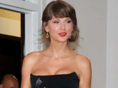 Taylor Swift w najmodniejszej sukience na jesień. Print już jest hitem