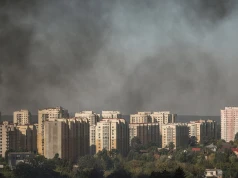 Wielki słup dymu pod Kijowem. Tragiczny bilans rosyjskiego ataku