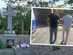 Naklejał niemieckie napisy na polskim pomniku. 25-latek wpadł i spalił dowody