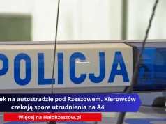 Wypadek na autostradzie pod Rzeszowem. Kierowców czekają spore utrudnienia na A4