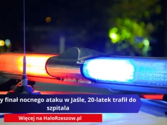 Krwawy finał nocnego ataku w Jaśle, 20-latek trafił do szpitala