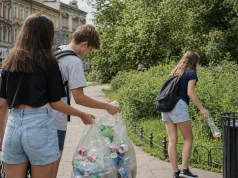 Młodzi krakowianie masowo zbierają butelki kaucyjne ze śmietników. Lekcja przedsiębiorczości czy sygnał problemów społecznych? (NASZA ROZMOWA)