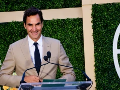 Newport pożegnało Federera jako zawodnika. Powitało go w Galerii Sław