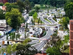 Nowość w centrum Torunia. Tak ta trasa i jej otoczenie prezentują się z lotu ptaka