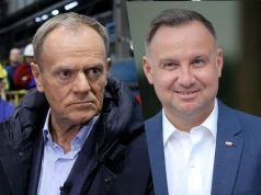 Duda pokazał TO zdjęcie Tuska z Putinem. Sikorski natychmiast odpowiedział