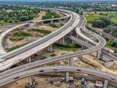Ogromny węzeł niemal gotowy. Droga ekspresowa 20 metrów nad ziemią