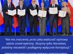 „Służymy tylko Narodowi”. Siedmioro nowych sędziów TK wydaje przełomowe oświadczenie