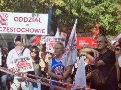 Politycy do tablicy! Manifestacja ZNP przed siedzibą premiera, 31 sierpnia 2026 r. – fotoreportaż