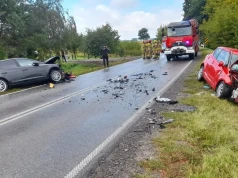 Cztery osoby ranne w wypadku. Lądował śmigłowiec LPR