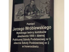 Tablica Jerzego Wróblewskiego już w inowrocławskiej szkole. Wkrótce odsłonięcie