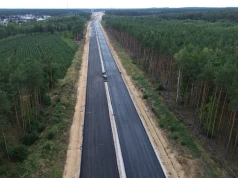 Obwodnica Brzozy w dużej mierze już z asfaltem