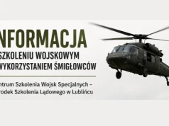 Wojsko ostrzega mieszkańców. Śmigłowce będą latać także nocą