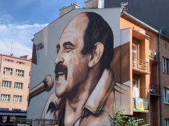 Andrzej Zaucha ma swój mural w Krakowie. Powstał blisko dawnego mieszkania artysty
