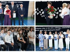 Wyjątkowe rozpoczęcie roku w SP1 w Wysokiem Mazowieckiem. Po 22 latach pożegnano dyrektor Małgorzatę Koc