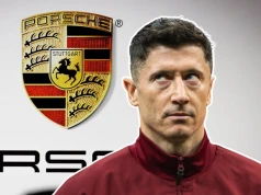 Lewandowski dostał własne Porsche. Tak małego jeszcze nie prowadził