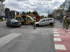 Uciekał po kolizji i rozbił się ponownie. Kierowca miał prawie 1,6 promila
