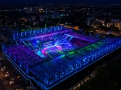 Kraków rozbłyśnie laserami. Wielkie widowisko na stadionie Wisły