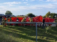 Dramatyczne zdarzenie na A2 pod Koninem. 37-latka trafiła śmigłowcem LPR do szpitala