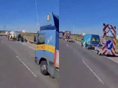 Zginęli na autostradzie A1 przez źle zabezpieczone prace. Przerażający film