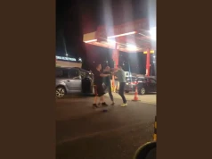 Awantura na stacji paliw w Wałbrzychu. Policja potwierdza udział funkcjonariuszy