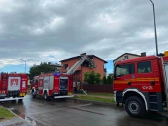 Tragiczny pożar domu w Rykach. W płomieniach zginęła jedna osoba