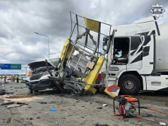 Katastrofa na autostradzie A1 pod Częstochową. 31-letni kierowca z zarzutami, w kabinie znaleziono cudze karty