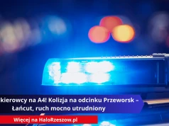 Uwaga kierowcy na A4! Kolizja na odcinku Przeworsk – Łańcut, ruch mocno utrudniony