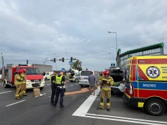 Wypadek w Goczałkowicach-Zdrój. Kierująca straciła przytomność po uderzeniu