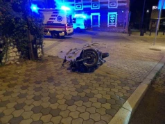 Pijany uciekał z pasażerami na skradzionym motocyklu