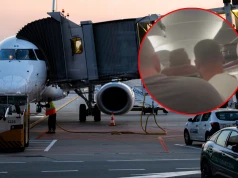 Samolot wylądował w Warszawie, doszło do awantury. Pasażer w rękach policji