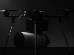 Rój dronów na światłowodach i robot o udźwigu 250 kg