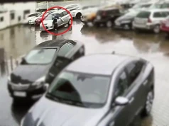 Potrącił kobietę i uciekł. Kamera nagrała jego wyczyn, a policjanci znaleźli go w domu