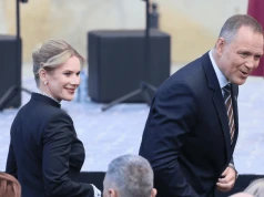 Tak ubrała się Marta Nawrocka na czytanie "Dziadów"