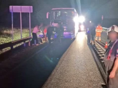 Wypadek polskiego autokaru na Węgrzech. Najpierw owca, a później zderzenie z tirem