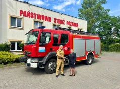 Komenda PSP użyczyła samochód OSP Smolęcin. Pojazd wymaga kosztownych napraw