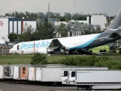 Boeing 767 Amazon Prime Air wypadł z pasa w Miami. Krążą nagrania