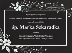 Nie żyje Marek Szkaradek. Urząd Gminy Chełmiec przekazał kondolencje rodzinie
