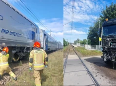 PILNE. Pociąg osobowy zderzył się z ciężarówką w Jastrowiu