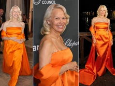Pamela Anderson nie do poznania w Wenecji. Na czerwony dywan wyszła bez makijażu