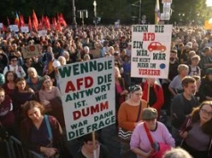 Berlin protestuje przeciwko AfD. W tle wybory w Saksonii-Anhalt