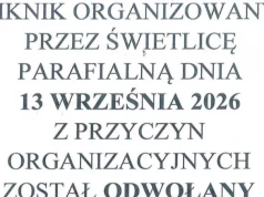 Odwołany festyn przy parafii Opatrzności Bożej w Kaliszu. Organizatorzy ponieśli straty i apelują do prowincjała