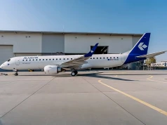 Air Dolomiti zmienia barwy. Pierwszy Embraer E195 w nowym malowaniu