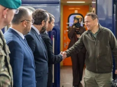 Radosław Sikorski z niezapowiedzianą wizytą w Kijowie. Pokazał zdjęcie