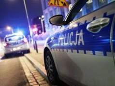 Małomice: Co w niego wstąpiło? Agresywny mężczyzna zdemolował bank i ruszył na policyjny radiowóz