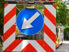 Zamknięte skrzyżowanie Równej z Toruńską w Bydgoszczy. Skargi na ciężarówki na małych ulicach