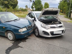 Zderzenie pojazdów w Pólku, jedna osoba poszkodowana