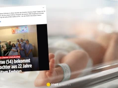 Ponad 20 lat temu zamroziła komórki jajowe. Teraz 54-latka urodziła córkę