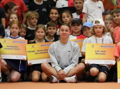 Finał Tenisowej Talentiady w Bielsku-Białej. Młodzi sportowcy i autografy od Chwalińskiej